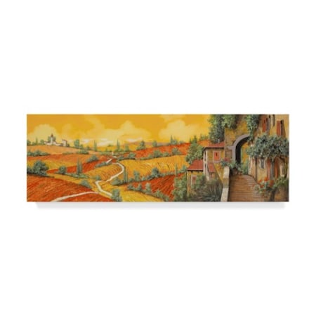 Guido Borelli 'Bassa Toscana' Canvas Art,8x24